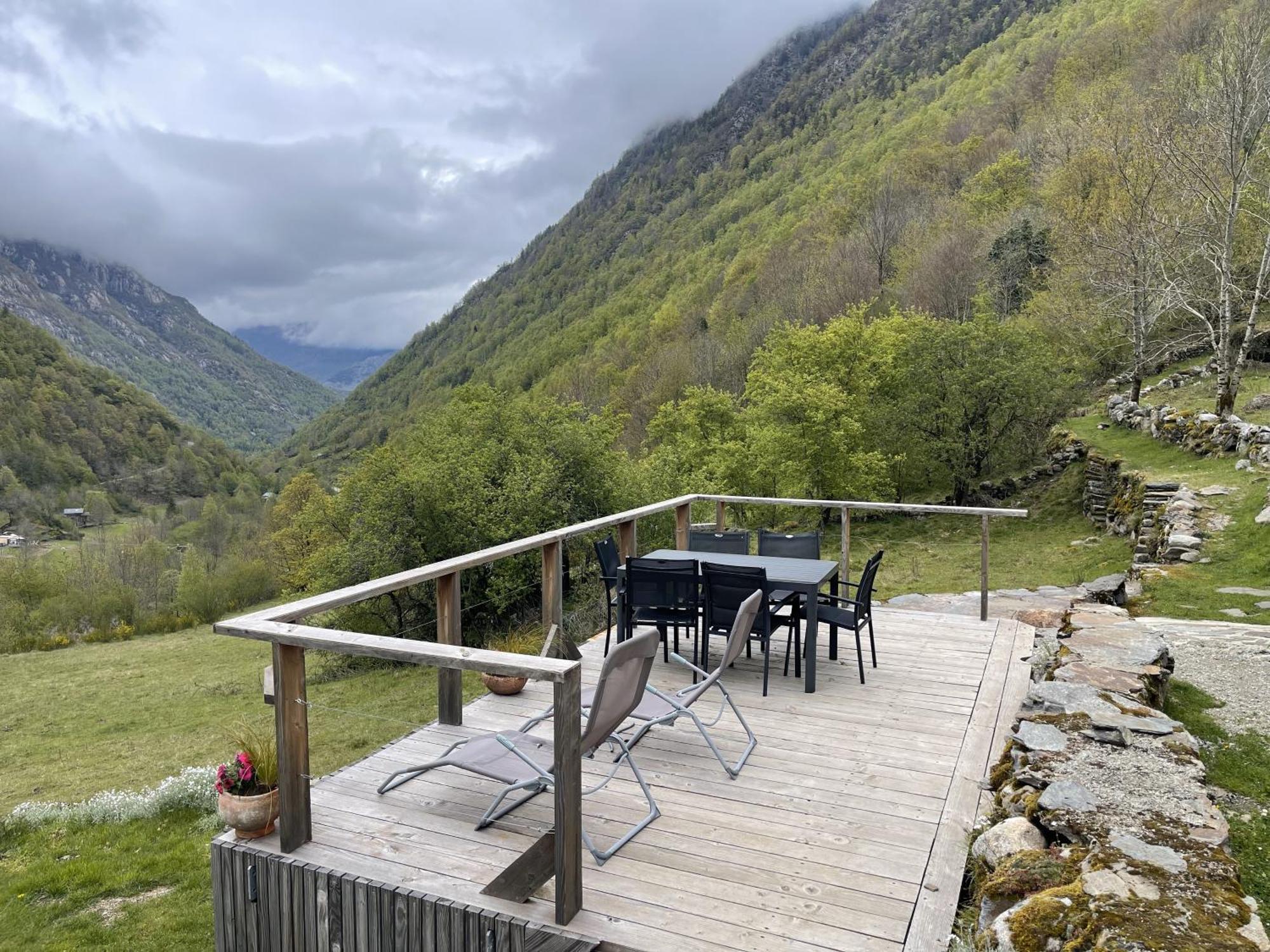 Grange Renovee, Pyrenees Ariegeoises, Gite Haute Ariege Auzat Exteriör bild